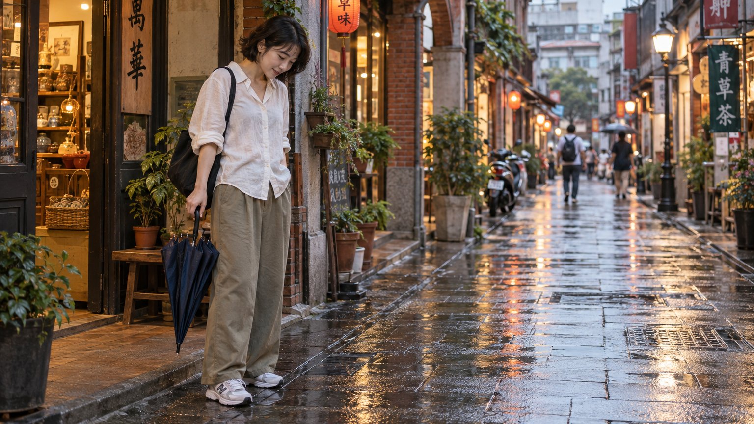 台灣感性｜韓國女性旅客街景寫真預覽圖