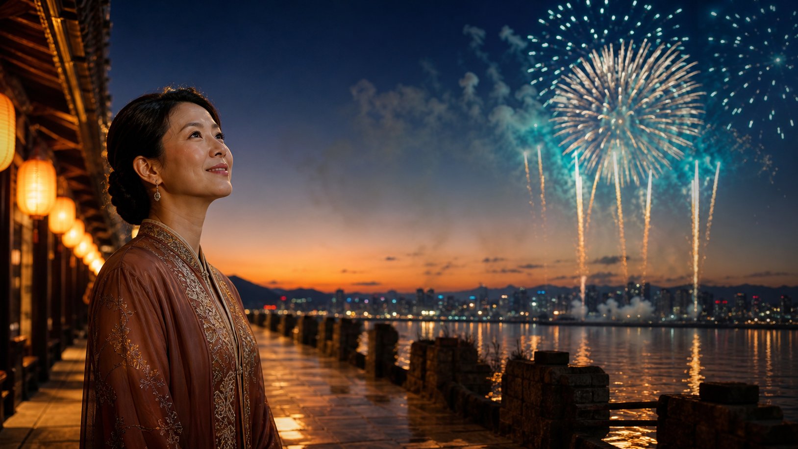 亞洲夏夜浪漫煙火封面