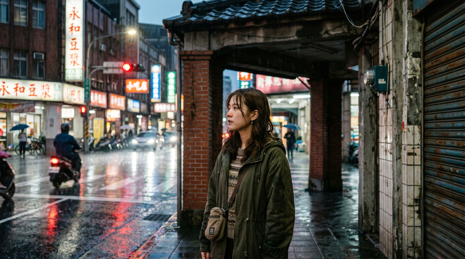 雨中人物預覽圖