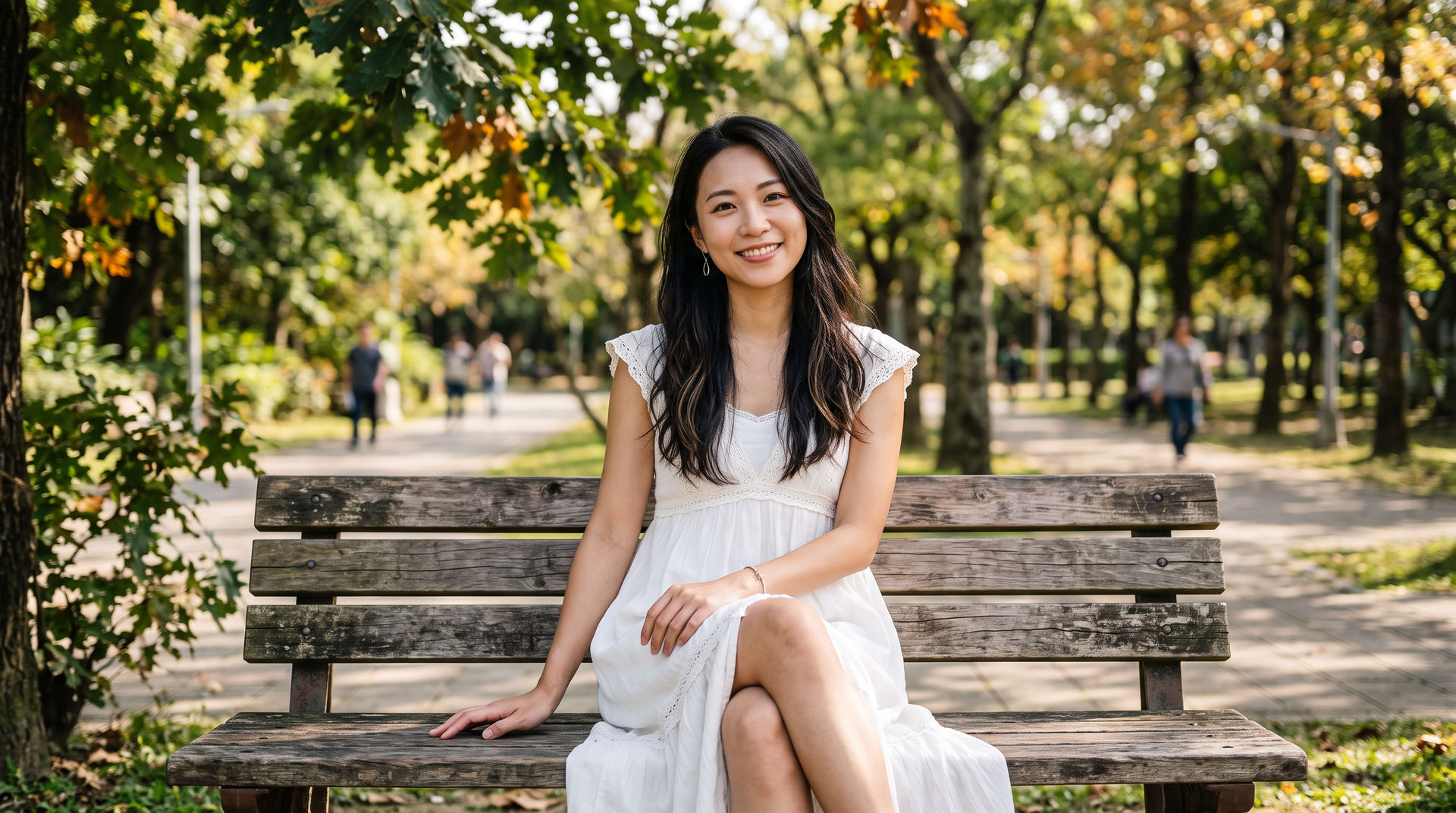 女性日常的戶外性感姿勢預覽圖